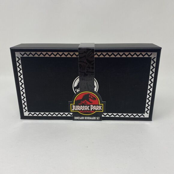 Jurassic Park Bookmarks Set Bookmarks Noble Collections New in Box Dinosaurs - Picture 1 of 7